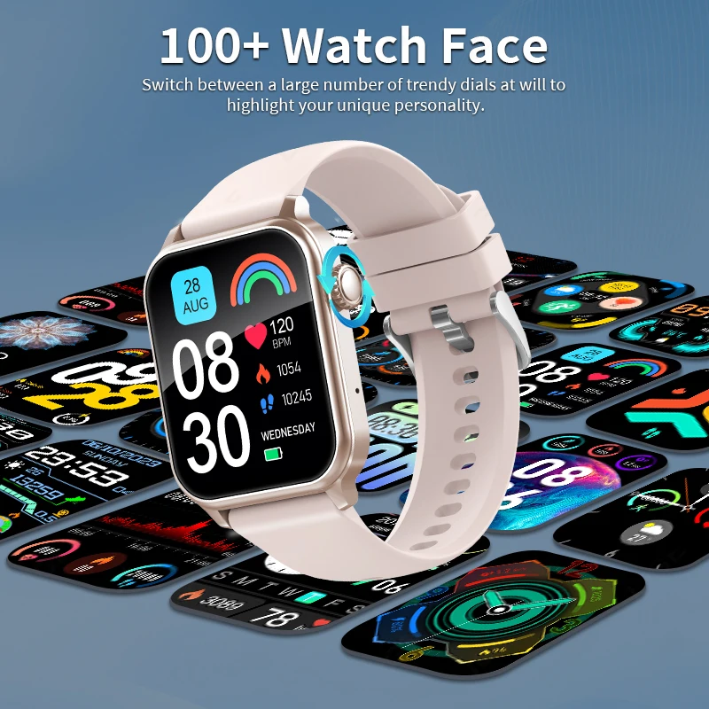 LIGE Smart Watch 2025 For Men Women 1.83 Inch Bluetooth Call 600mAh Battery Smartwatch Health Tracking Relojes Smart Wristwatch