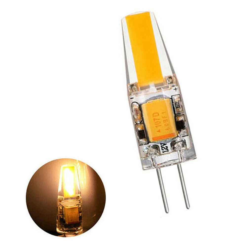 

G4 LED Bulbs & Tubes COB 6W Bulb Pin Base Bulbs Dimmable Lamps 360° Heat Dissipation Anti-electric Shock Warm White AC 12V 1PC