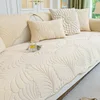 Fresh Pure Cotton Sofa Cover Protector Chaise Four Season Stretch Corner Sofa Cushion Sofa Towel 1/2/3/4-seater for Living Room 4