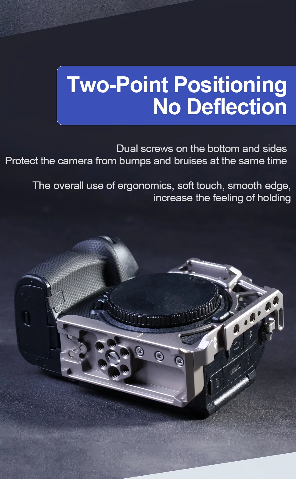 For Nikon Z63 Digital Slr Camera Z6iii Video Stabilizer Quick Board Half Cage Ac