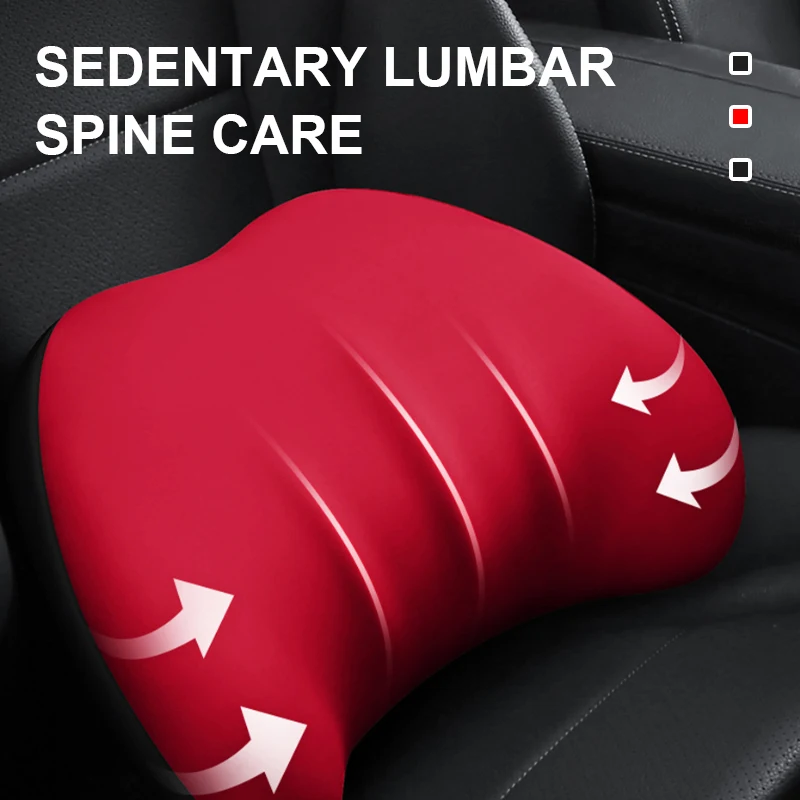 Ergonomic Car Neck Pillow Lumbar Support Memory Foam