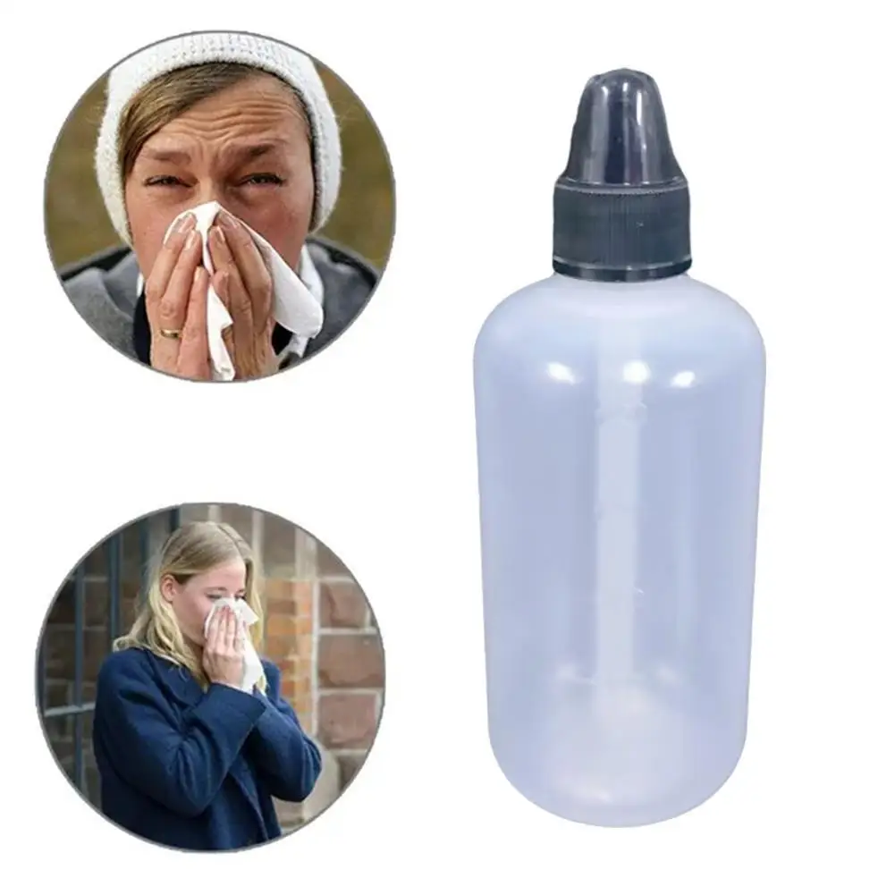 250ml Nose Wash Cleaner Nasal Irrigator Rinse Bottle Sinusitis Rhinitis Treatment Nasal Nose Wash Bottle For Adults Children nasal irrigator set