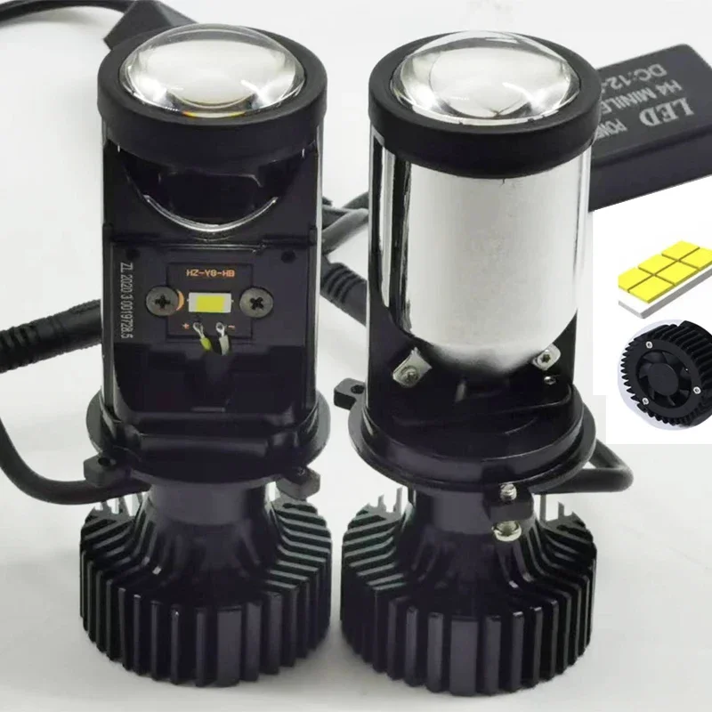 H4 LED Headlight Bulbs Kit High Low Beam 120W Car Light
