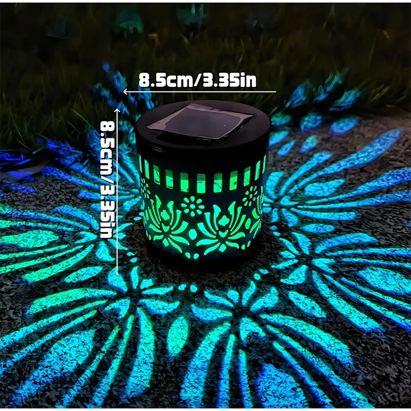 Solar Mandala Wall Light - Outdoor Ambient Decor