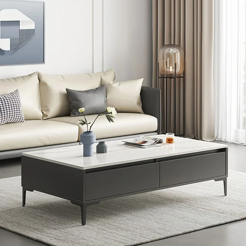 

Living Room Modern Coffee Tables White Novelty Premium Camping Outdoor Aesthetic Coffee Tables Minimalist Muebles Furnitures