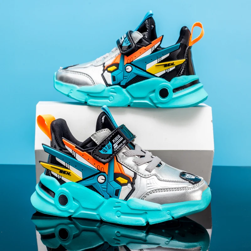 Children's Trend Mobile Suit Sport Shoes Kids Boy Casual Sneaker