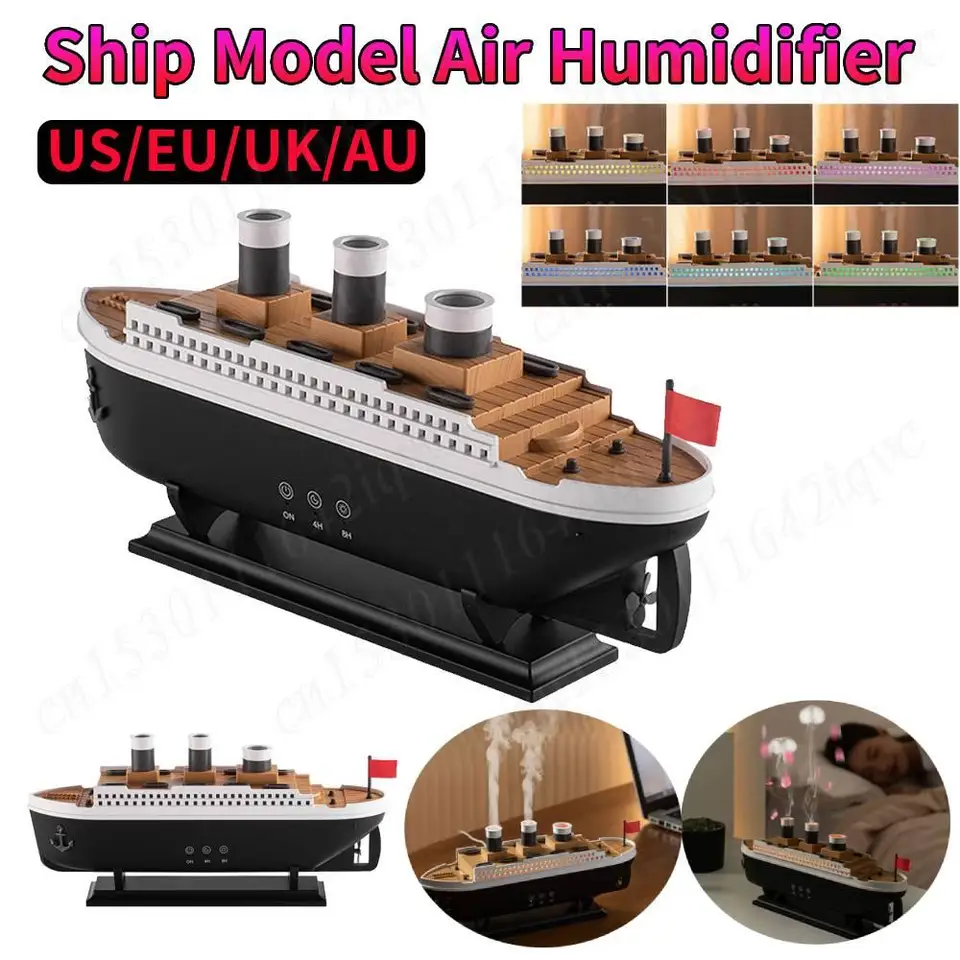 Retro Ship Ocean Liner Aromatherapy Humidifier