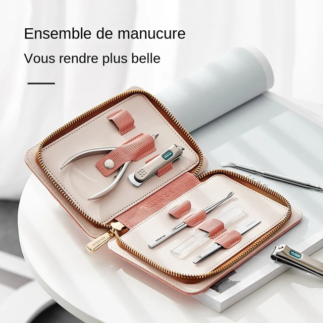 Kit d'Outils de Manucure et Pédicure
