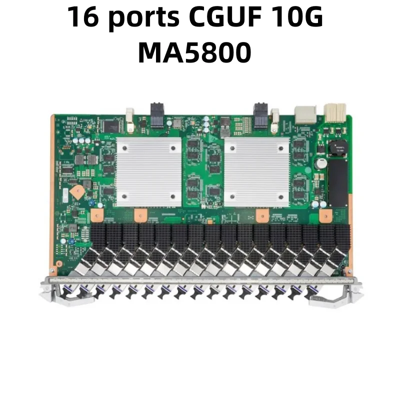 service card olt service board gphf c 16 ports contains 16 sfps used for ma5800 olt gpon business card gphf c c Original 16 ports 10G GPON card CGUF for HUAWEI MA5800 series OLT XG-PON GPON combo board