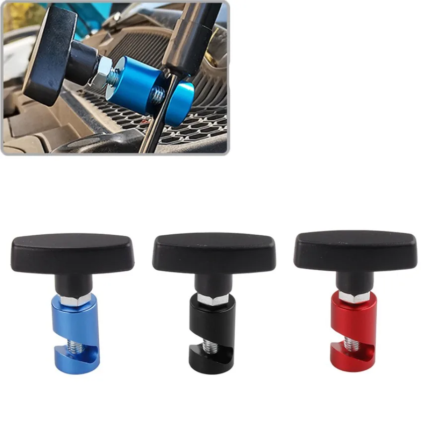 

Car Hood Holder Aluminum Trunk Air Pressure Anti-Slip Engine Cover Lifting Support Rod Fixing Clamp Lift Support Clamp RS-EM1041