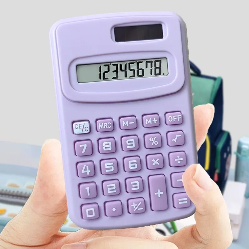 Cute and Fashionable Cartoon Mini Palm-Sized Calculator