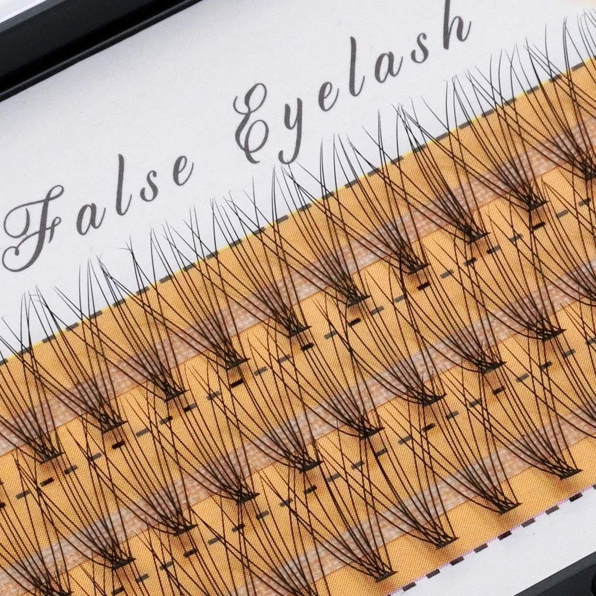 Individual eyelashes 60 cluster/box 0.07/0.1thick cluster eyelash extension 3D lashes natural false eyelashes