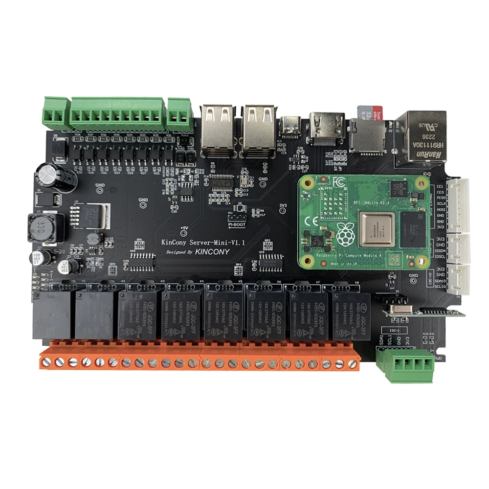 Modul Relay Raspberry Pi CM4 lokal otomatisasi rumah-Server KinCony ...