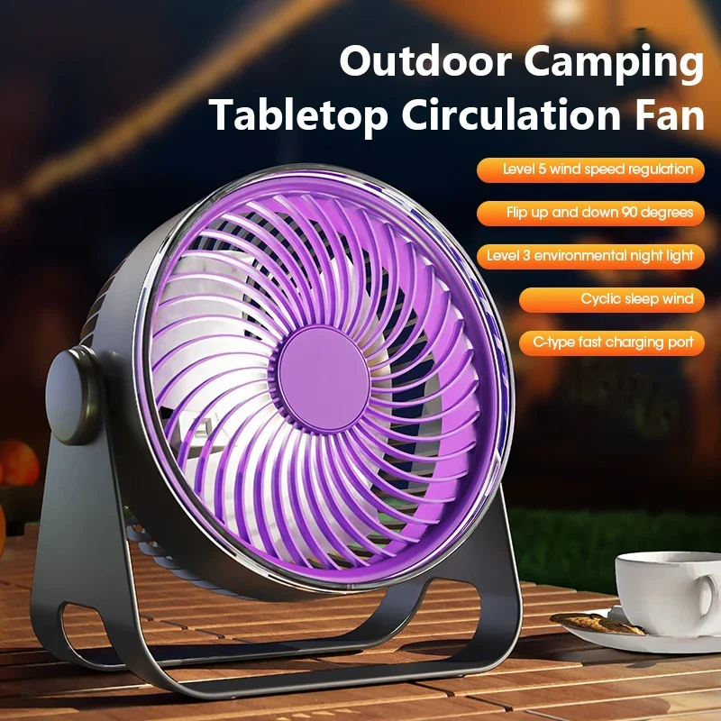 Multifunctional Electric Fan Circulator 5-speed Adjustable Portable Home Quiet Ventilator Desktop Wall Ceiling Fan Air Cool Fan