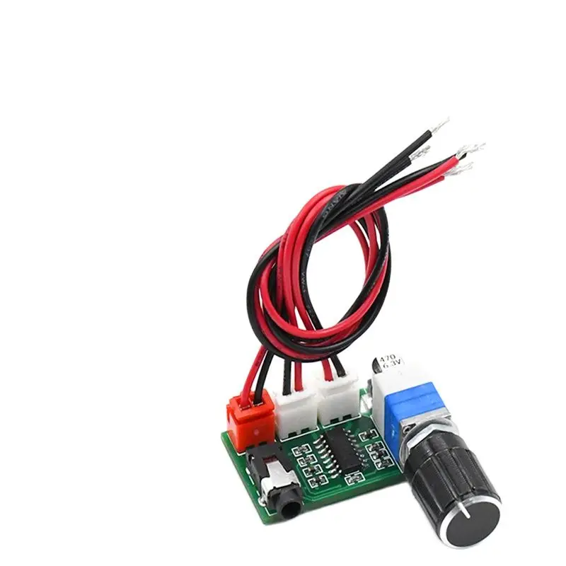 

XH-A157 digital power amplifier board PAM8403 with volume knob AUX input USB5V power supply dual 3W output