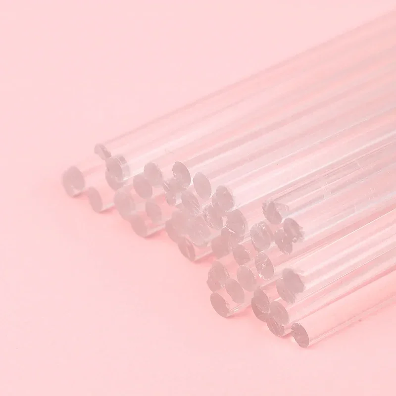 Description Picture 2 of item50/100Pcs Chocolate White Acrylic Lollipop Stick Great Reusable Candy Dessert Bakeware Kitchen Dining Bar Home Garden