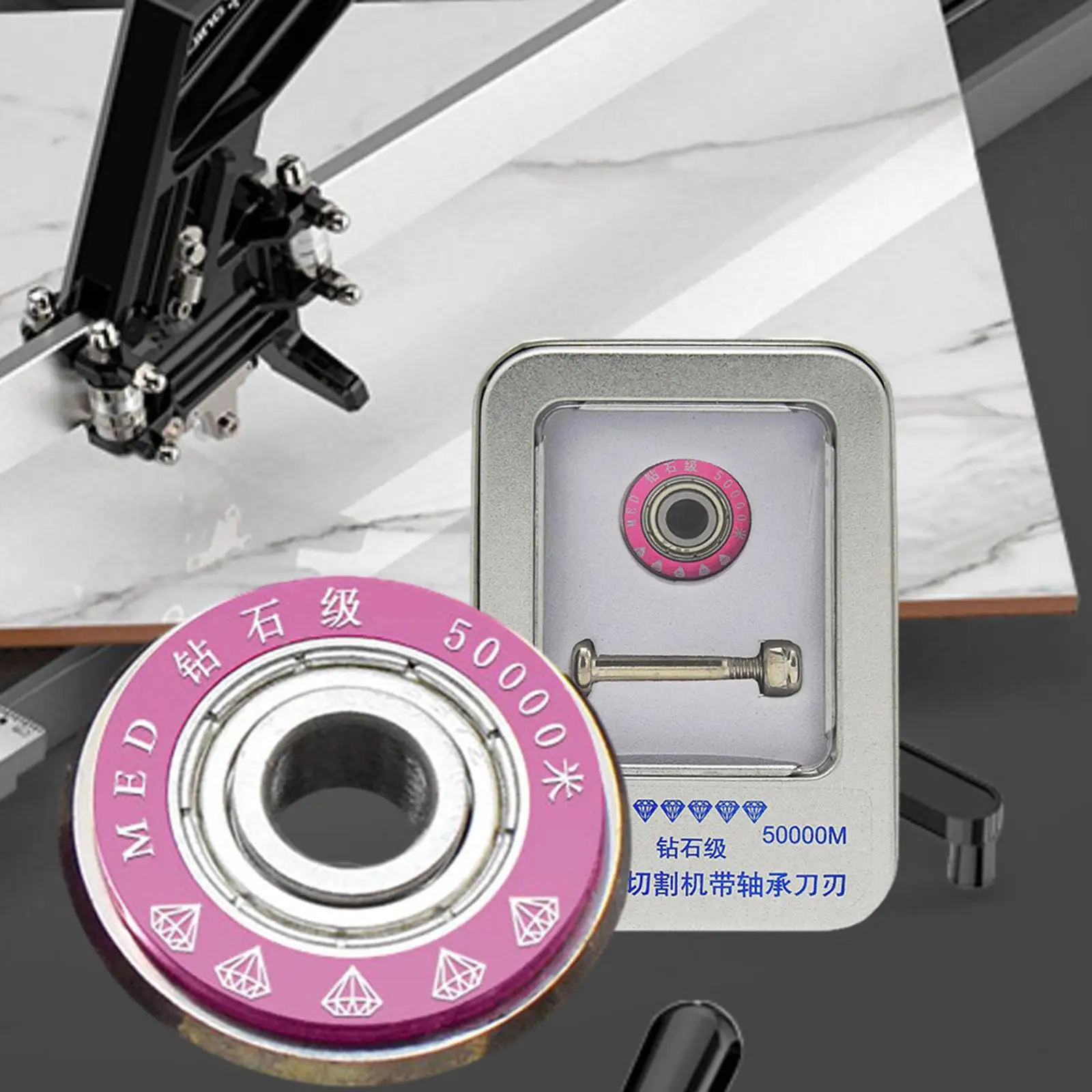 Tile Cutter Wheels Replacement Tungsten Carbide 22 mm x 6 mm 3