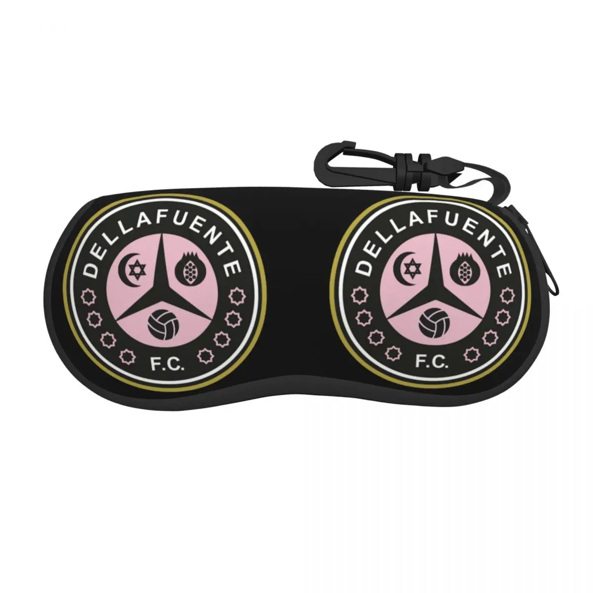 

Dellafuente FC Sunglasses Soft Case Neoprene Zipper Hip Hop Rock Shell Eyeglass Case Custom Protective Box For Glasses