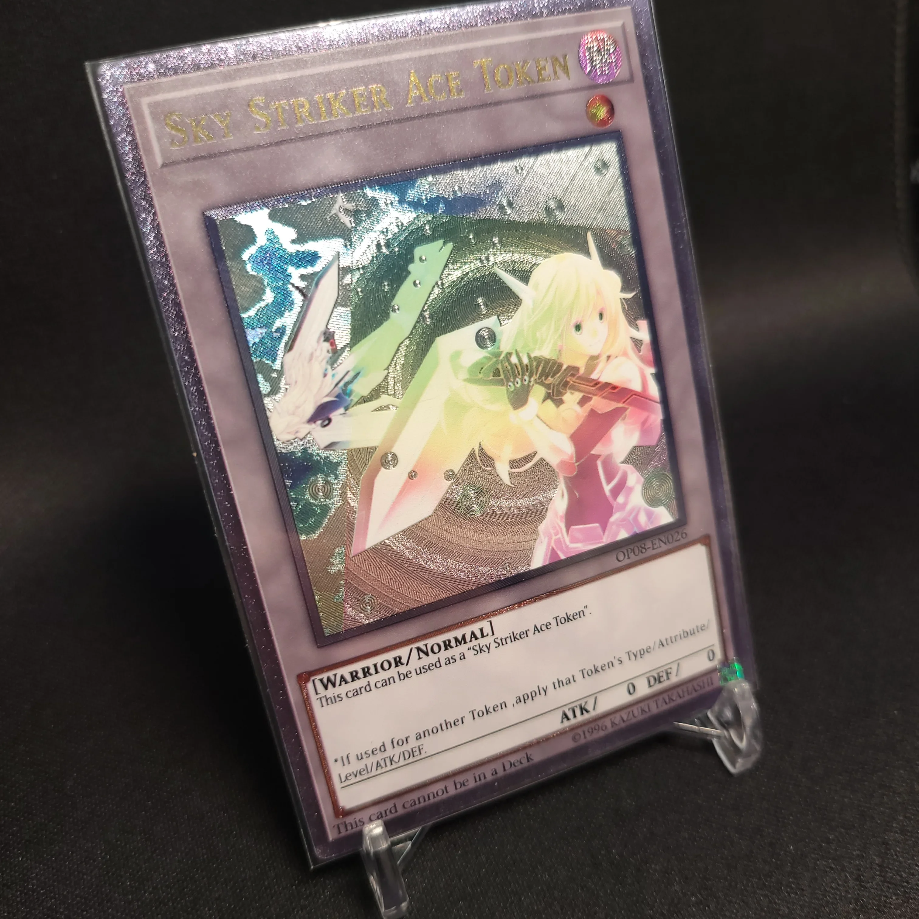 Yu-Gi-Oh Ultimate Rare OP08-EN026/Sky Striker Ace Token