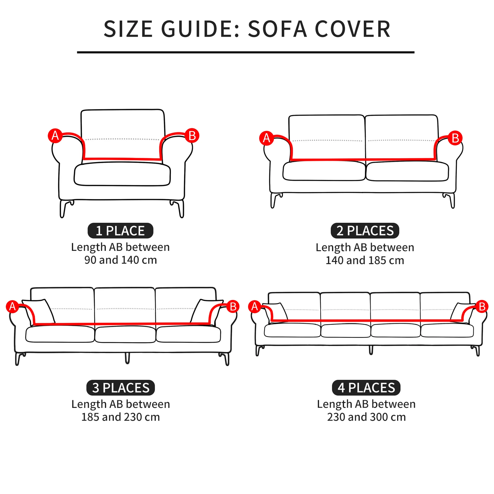Elastic Single Sofa Covers Home Bar Counter Hotel Stretch Spandex Sofa Slipcovers for Living Room Soild Color 1 Seater Couch 6