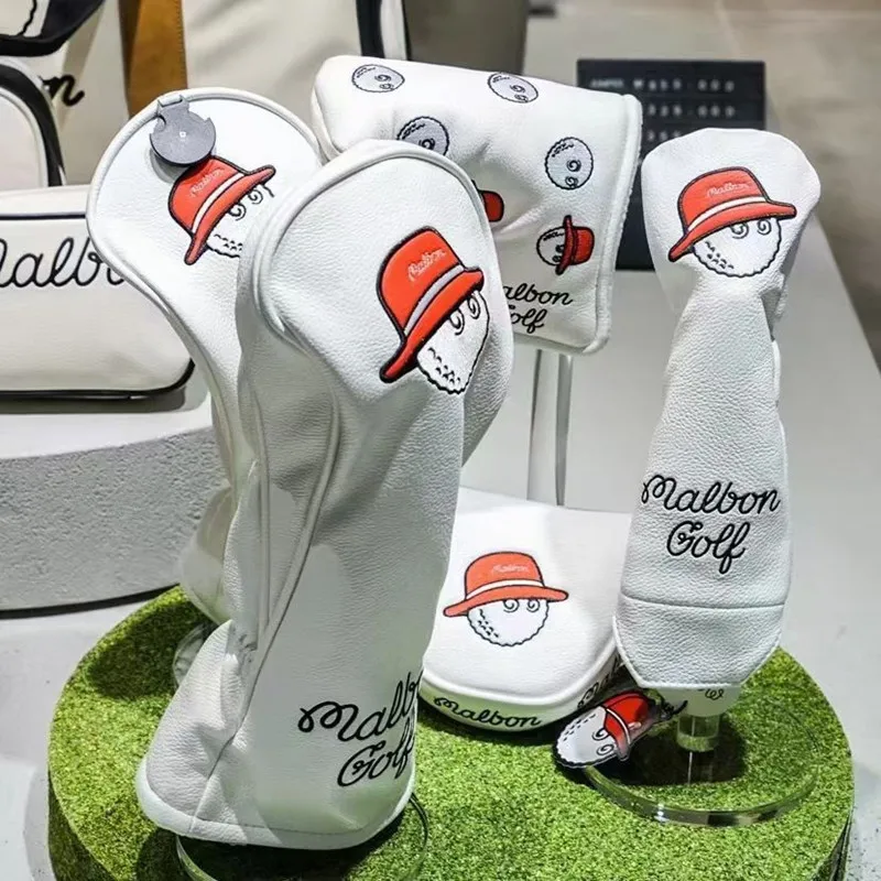 Malbon Golf Putter Cover Closure Pu Leather Golf Putter