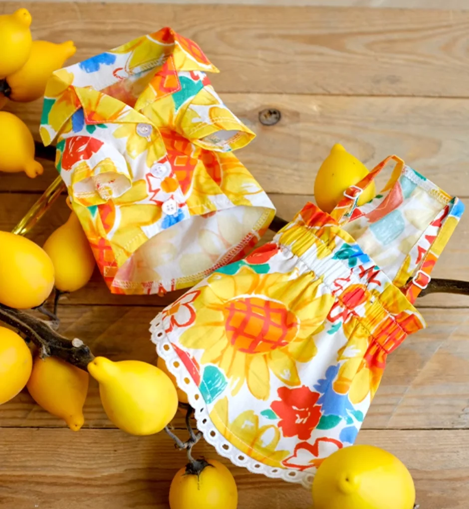 Luxury Dog Dress Bowknot Lace Summer Puppy Clothes Dog Skirts Cotton T Shirt Girls Costume Chihuahua