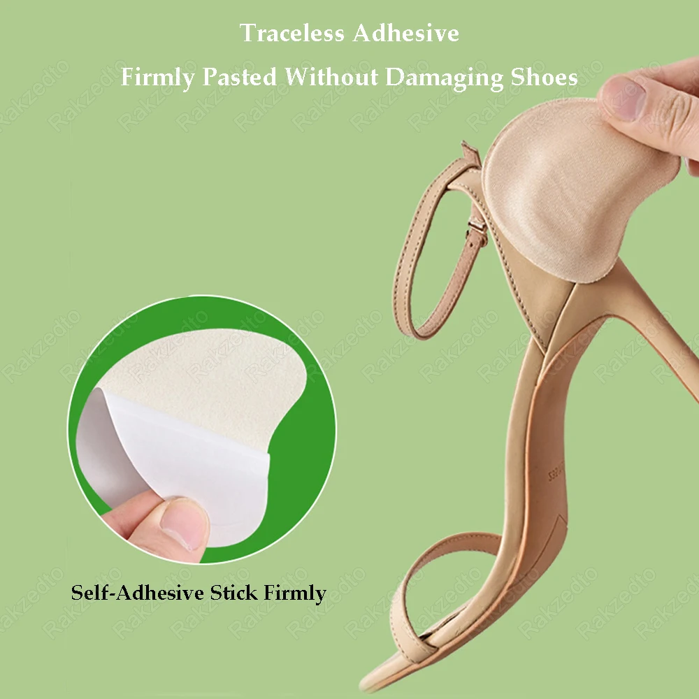 Forefoot Pads 8pcs Woman Sandals High Heels Pain Relief Insoles Non-Slip Shoe Pads for Too Big Shoes Reduce Size Filler Toe shoe insoles forefoot pads toe pads forefoot cushion