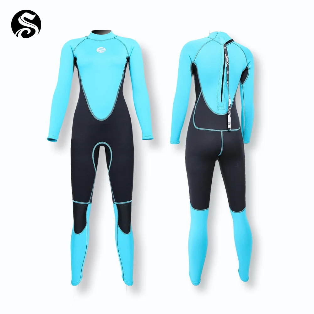 Wetsuit Women 3mm neoprene wetsuits fullbody suit for Surf diving Waterski Snorkel  bodysuit long sleeve