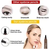4-Fork Eyebrow Pencil Waterproof Liquid Eyebrow Pen Makeup Long Lasting Tattoo Pen Microblade Makeup Brow Pencil Cosmetic 5