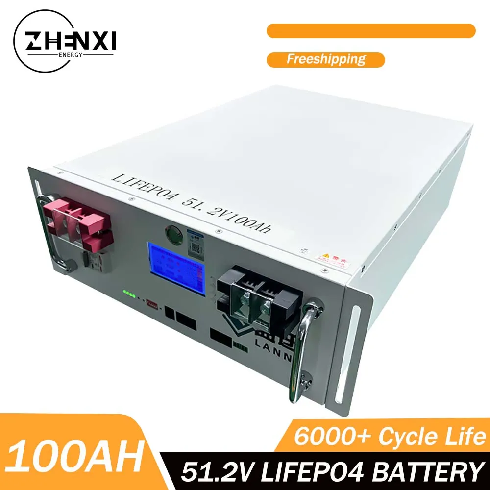 

ZHENXI 5KWh 2.56KWh LiFePo4 Battery 25.6V 100Ah 6000+ Cycles With RS485/CAN Built in BMS for Solar Energy System off-Grid System