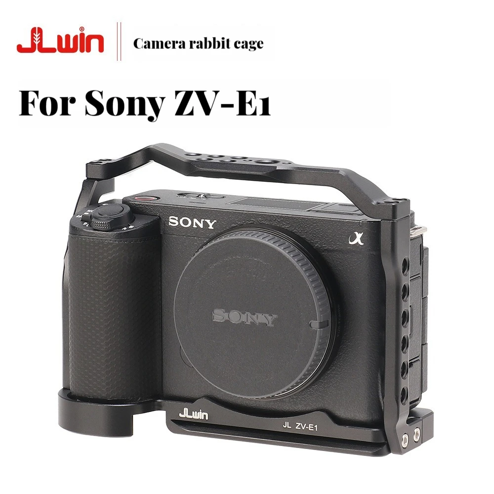 Metal Camera Cage Rig Per Sony Zv-E1 Rabbit Case Per Sony Micro-Single Camera Frame Con Foro Arri Arkah Scanalatura A Coda Di Rondine