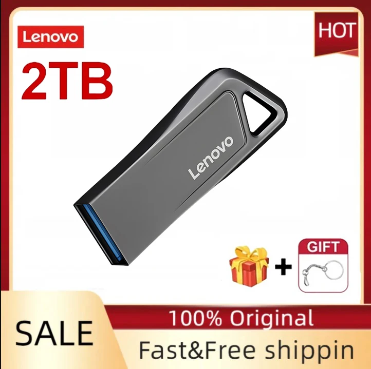 Lenovo Mini 2Tb Usb 3.0 Super Metal Usb Flash Drive 1Tb Pen Drive Memory Stick Ad Alta Velocità 2Tb U Disk Pendrive 3.0 Memoria Usb