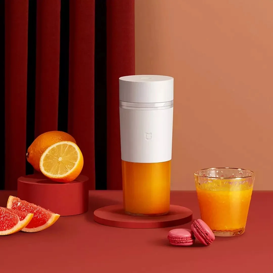 Xiaomi Mijia Portable Juicer Cup 300ml Mini Electric Juice Blender Fruit Food Processor Rechargeable Kitchen Mixer Quick Juicing 6