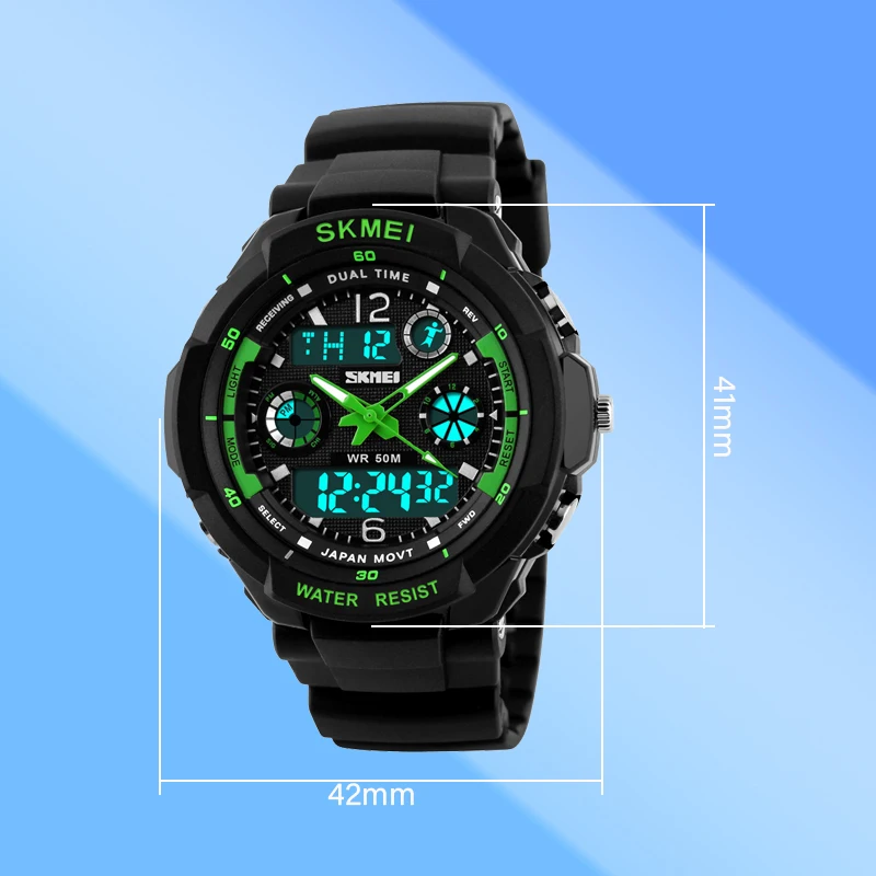 SKMEI Kids Watches Waterproof Outdoor Sport Children Watches Fashion Anti-Shock Boy Girl Digital Watch Relogio Masculino 1060