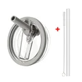 Gray-1pcs x straw