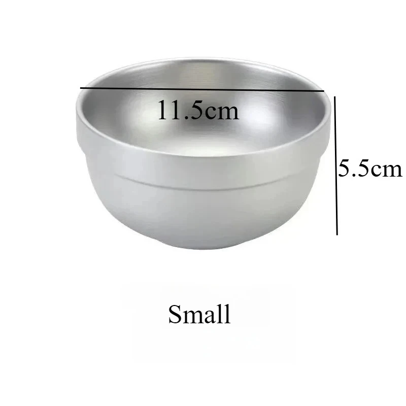 Ti-Artisan Titanium Double Layer Bowl Ultralight Portable Heat Insulation Anti-scalding Outdoor Camping Frosted Bowl Tableware