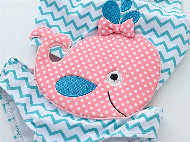 Costume Da Bagno Neonato Manica Lunga Haokaini - Rash Guard Anguria A Strisce Con Volant - Foto 9