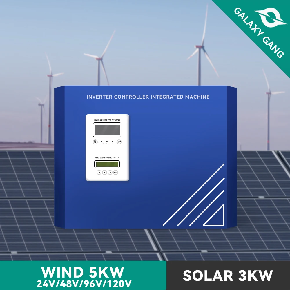 풍력 컨트롤러 PWM 5000VA 5KW 정현파 인버터 순수 사인파 인버터 홈 풍력 및 태양열 시스템 60A 충전 컨트롤러