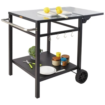Foldable BBQ Dining Cart 1