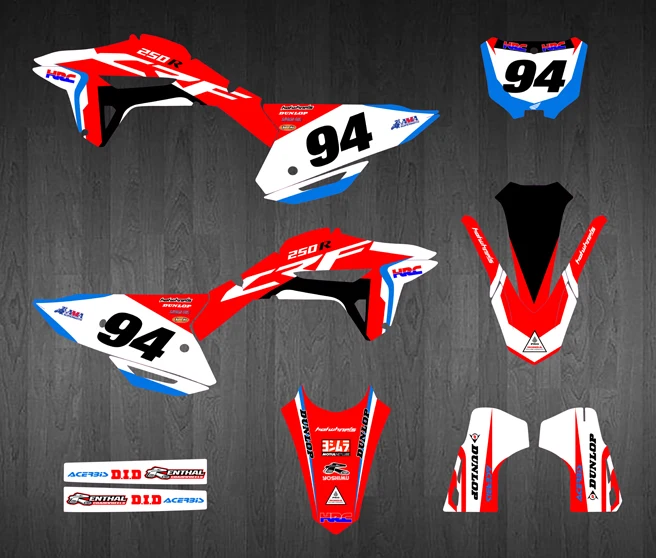 

3M 2023 CRF 250R Stickers kits Motorcycle Graphics Decals For Honda 2022 2023 CRF 250R & 2021 2022 2023 CRF 450R