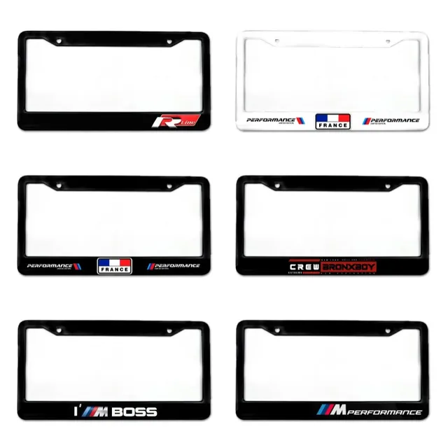 American Standard Three Bar Aluminum Alloy Car License Plate Cover: Stylish and Functional Car Accessories