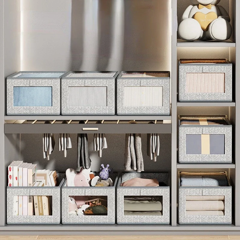 Classification Window Storage Box Visual Pants Clothes Storage Artifact Clothes Pants Box Drawer-type Organizer