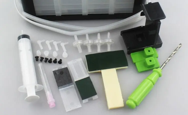 New Luxury 4 Colors DIY CISS kits for HP 121 122 123 140 141 300 301 302 21 22 60 61 62 63 650 652 651 901 INK cartridges