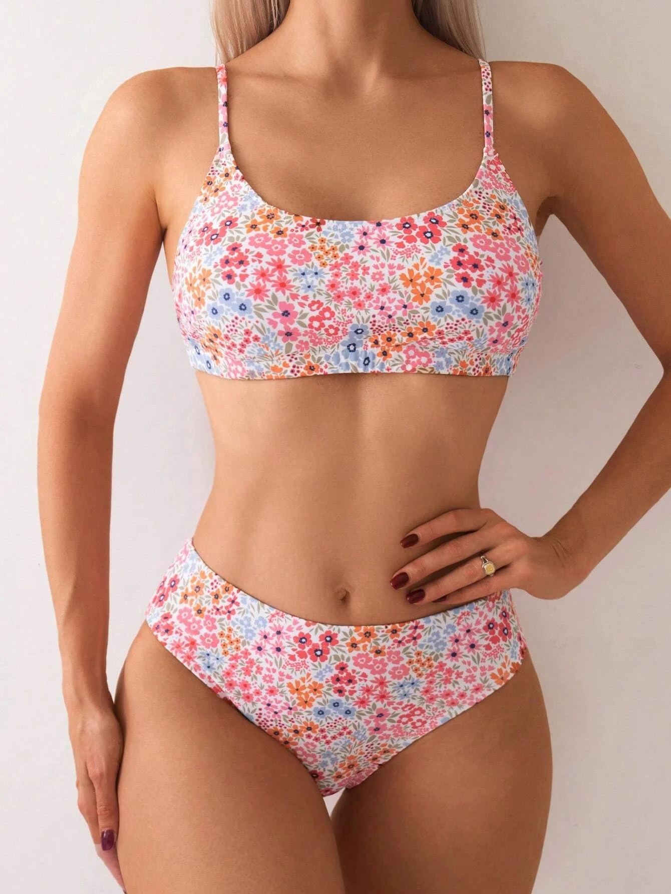 Strappy Bikini High Waist Swimsuit Women Sexy Printed Swimwear Female Bathers Swimming Bathing Swimming Swim Suit Beachwear bikini set women swimwear bikini swimsuit sexy underwear