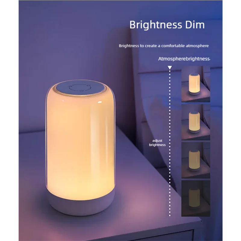 LED RGB Smart Touch Night Light for Kid Desk Bedside Camping