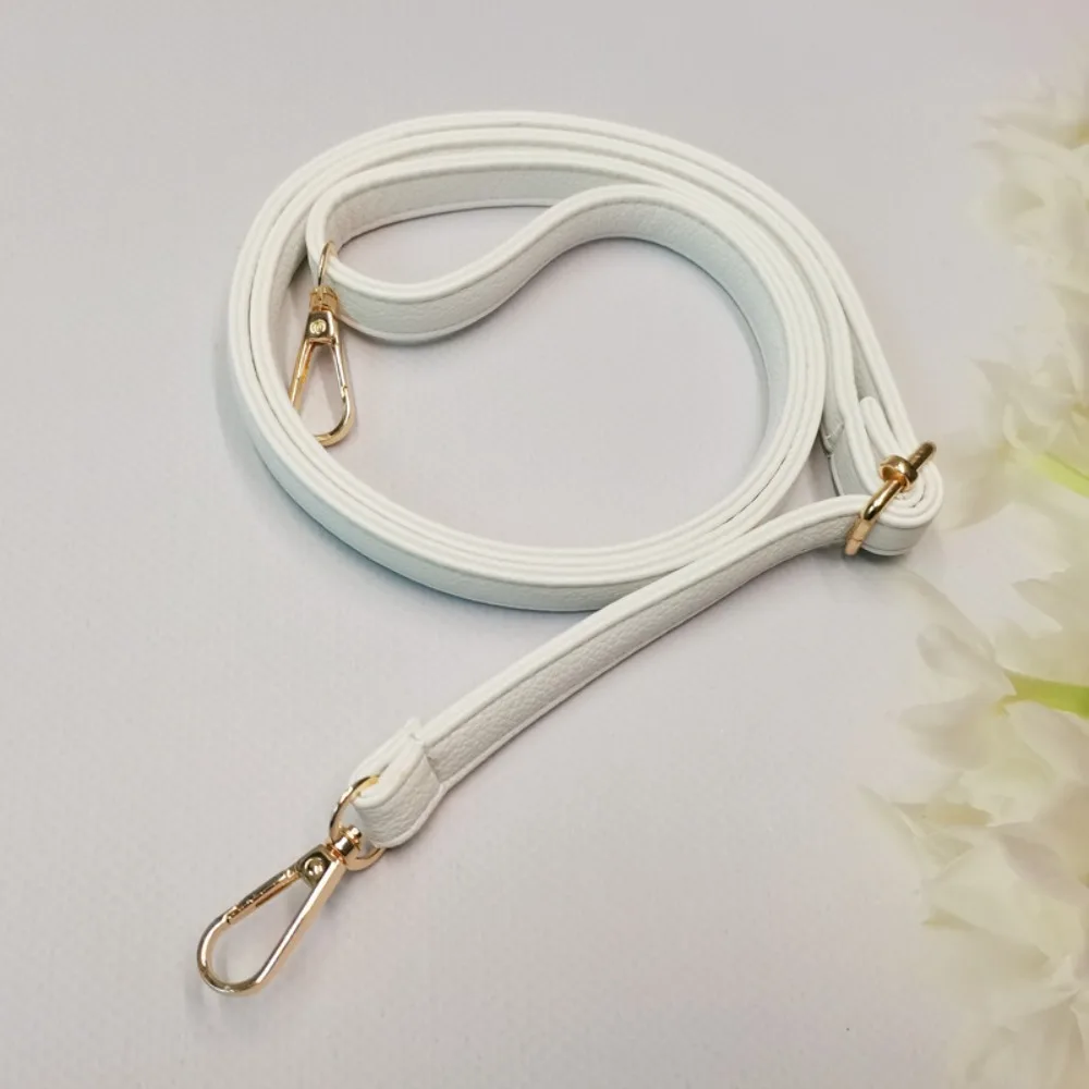 PU Leather Crossbody Bag Strap Adjustable Replacement Shoulder Bag Strap Lychee Pattern Detachable Handbag Belt for Women