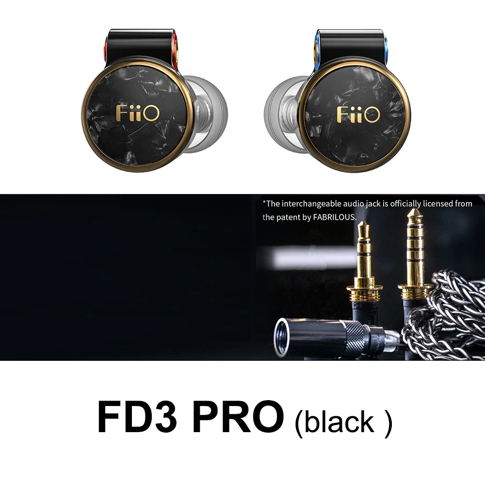 FiiO FD3/FD3 Pro 1DD Dynamic In-Ear Earphone Hi-Res Audio Headset