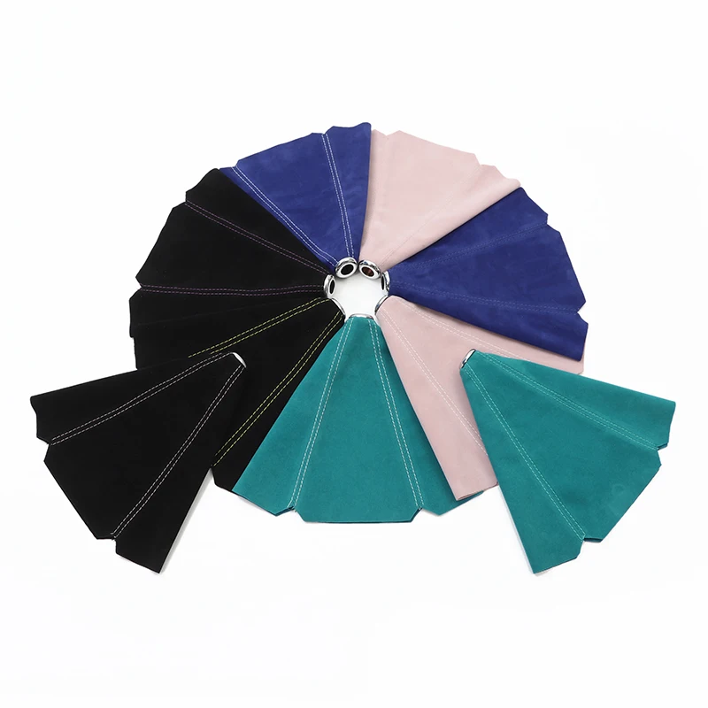 Macaron Car Gear Shift Knob Flocking Cover Universal Shifter Boot Dust Cover Suede Waterproof Decorate Car Interior 2