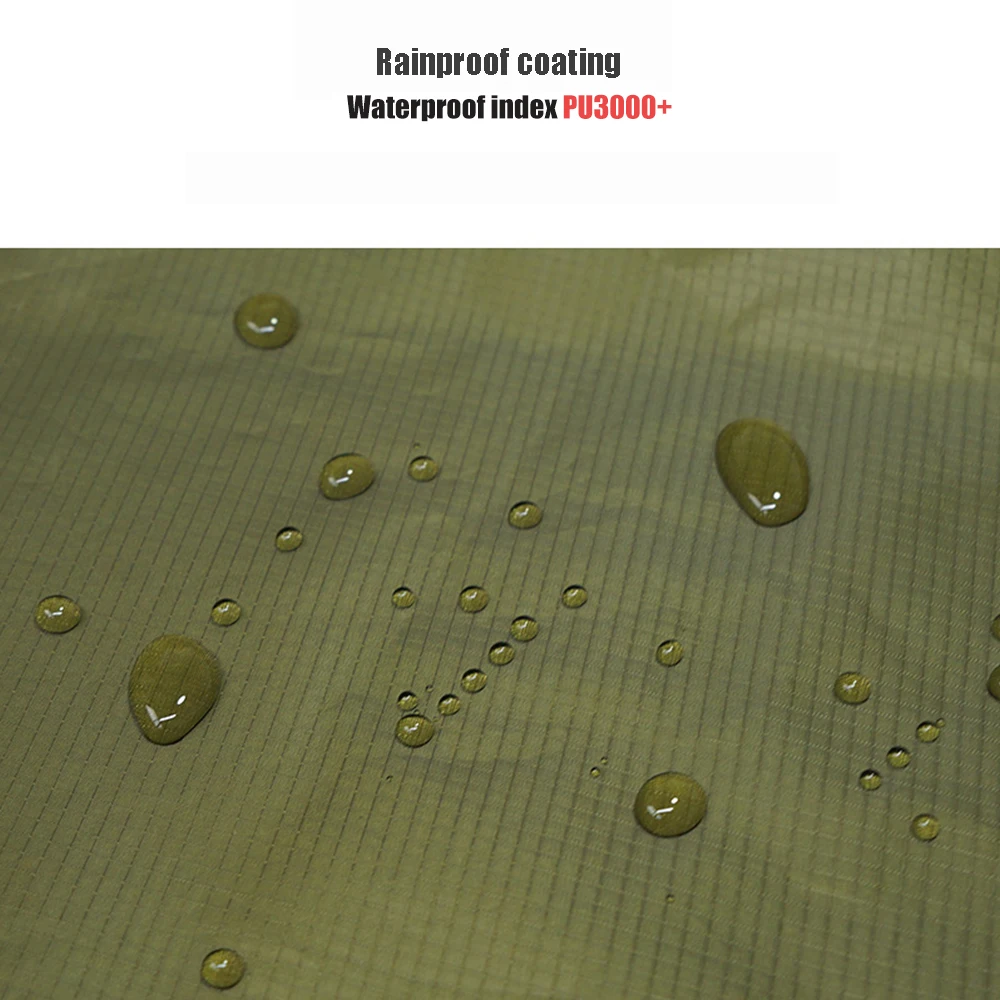 Tactical Tarp Tent Waterproof Camping UV Protection Outdoor Hiking Backpacking Tent Tarp Shade Ultralight Garden Canopy Sunshade