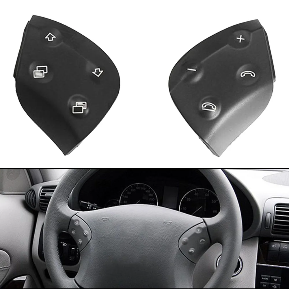 

Steering Wheel Buttons 2038701451 2038701551 Accessories Brand New Easy To Install For Mercedes C W203 2001-2007